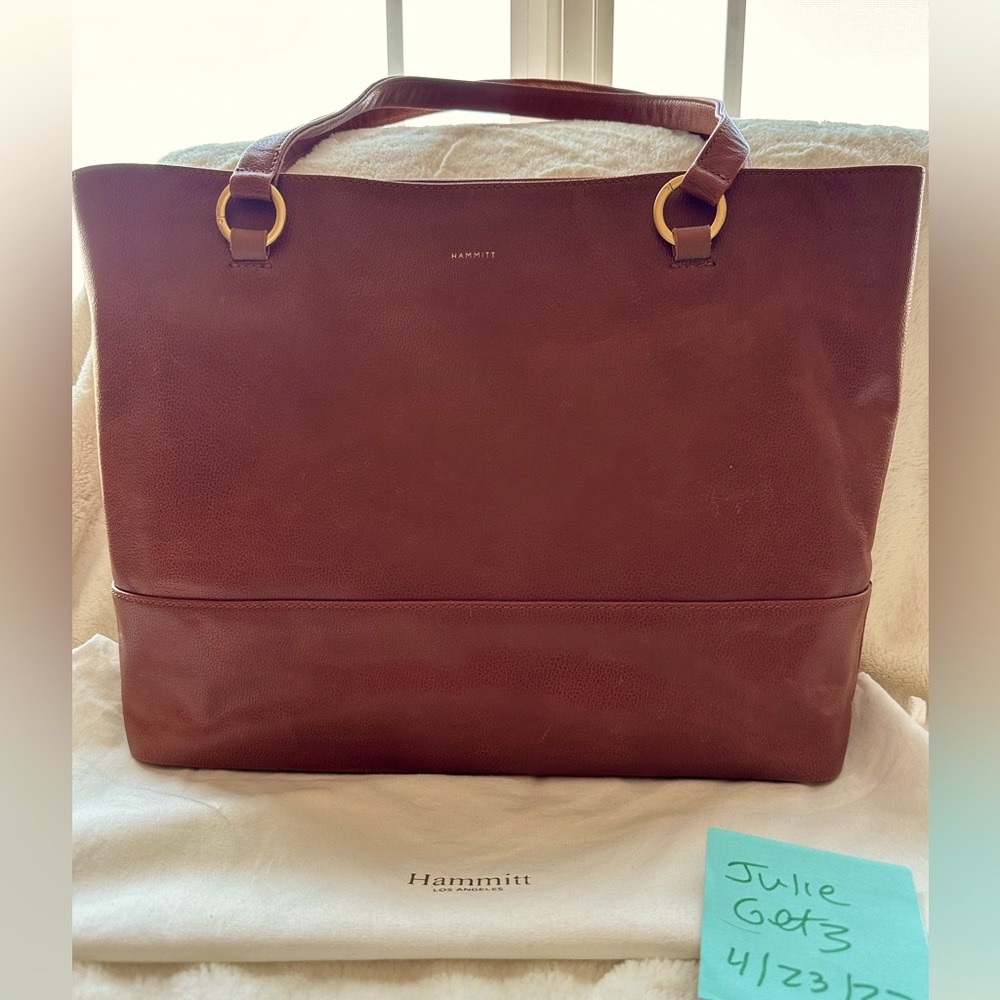 HAMMITT Anderson Manzanita Tan with brushed gold hardware, NWT